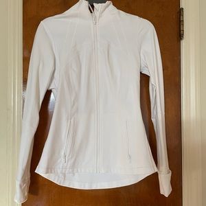 Lulu Lemon Zip Up Sweater in White